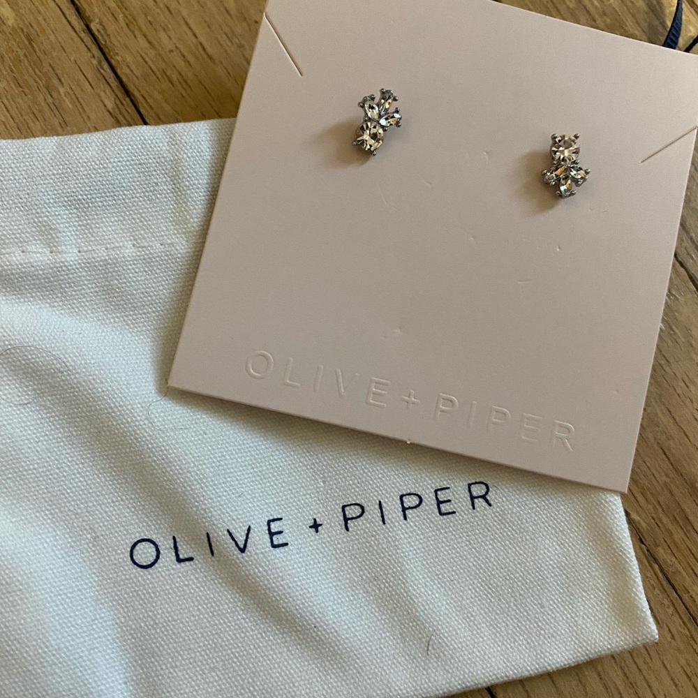 Olive + Piper wedding stud earrings